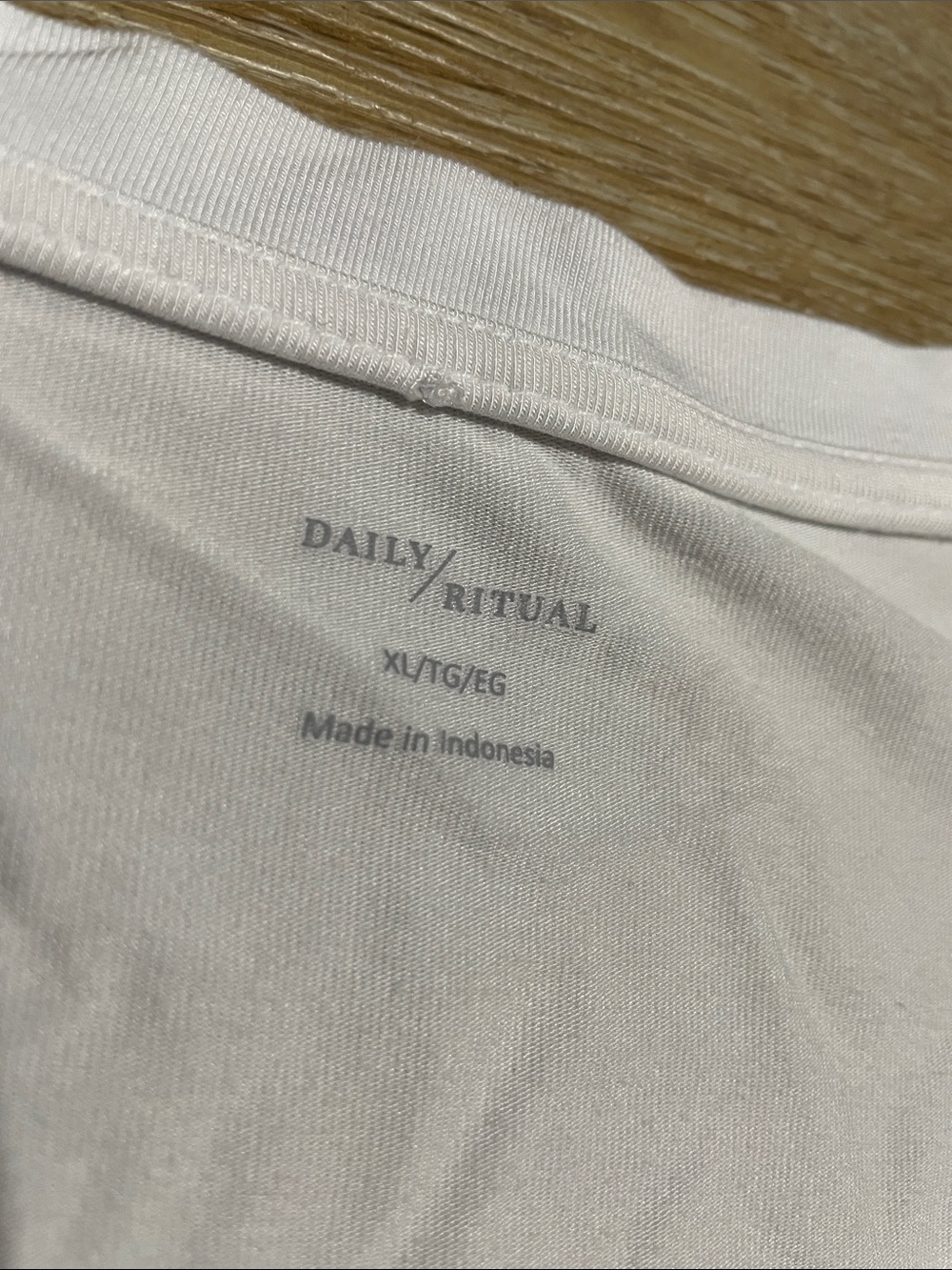 Daily Ritual Soft White Scoop Neck Tee - Picture 2 of 3